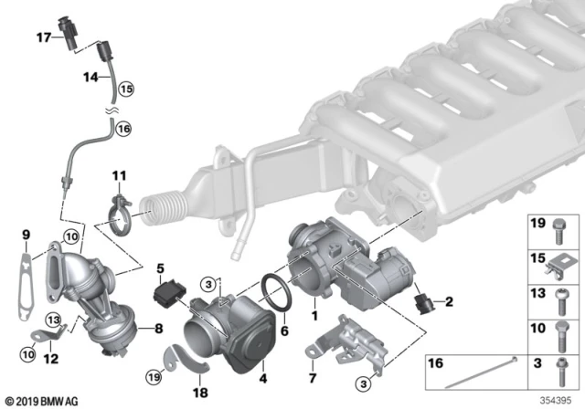 13 54 7 792 098 BMW Кольцо круглого сечения 5-series, e60/e61 (фото 1)