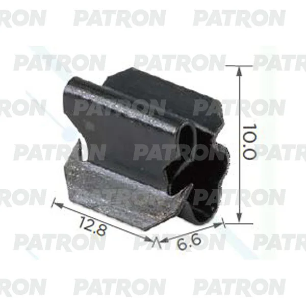 P37-2388 PATRON Зажим металлический (фото 1)