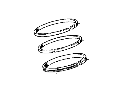 11 25 1 256 462 BMW Ремонтный комплект поршневых колец 2.5cs-3.0csl, 2500-3.3li, 5' e12, e28, 6' e24, 7' e23 (фото 2)