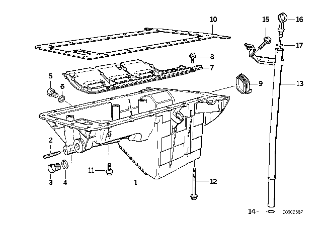 11 13 1 739 592 BMW Уплотнительная прокладка безасбестовая 3' e30, e36, 5' e34 (фото 2)