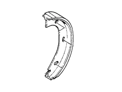 34 41 1 159 467 BMW Ремкомплект тормозной колодки безасбест. 2.5cs-3.0csl, 2500-3.3li, 3' e21, e30, 5' e12, 6' e2 (фото 1)