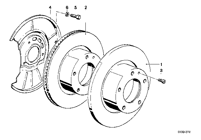 34 11 1 160 915 BMW Тормозной диск 34 11 1 160 915 (фото 2)