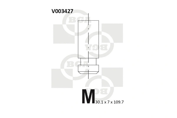 V003427 BGA Выпускной клапан (фото 1)