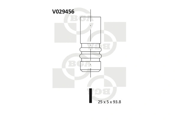 V029456 BGA Выпускной клапан (фото 1)