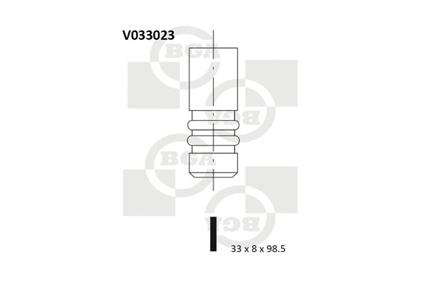V033023 BGA Выпускной клапан (фото 1)
