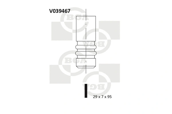V039467 BGA Выпускной клапан (фото 1)