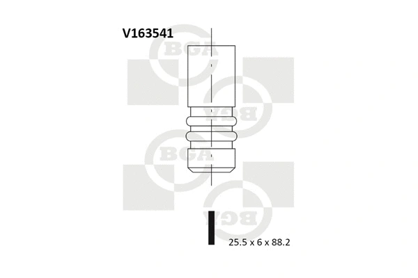 V163541 BGA Выпускной клапан (фото 1)