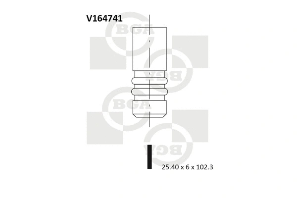 V164741 BGA Выпускной клапан (фото 1)