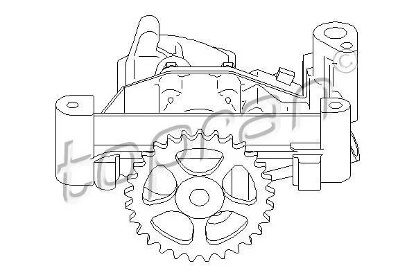 721 213 TOPRAN Масляный насос (фото 1)