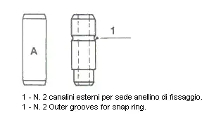 01-1275 METELLI Направляющая втулка клапана (фото 1)