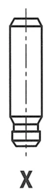 G11129 FRECCIA Направляющая втулка клапана (фото 2)