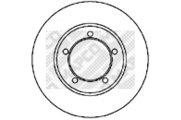 45534 MAPCO Тормозной диск (фото 1)