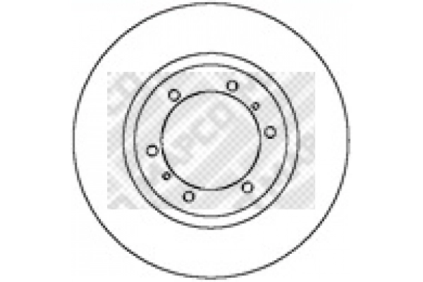 45546 MAPCO Тормозной диск (фото 2)