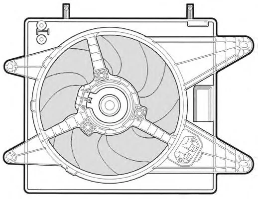 1209534 CTR Вентилятор охлаждения радиатора (фото 1)