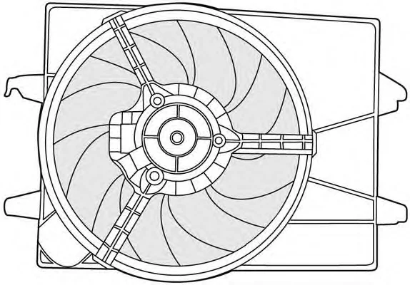 1209615 CTR Вентилятор охлаждения радиатора (фото 1)