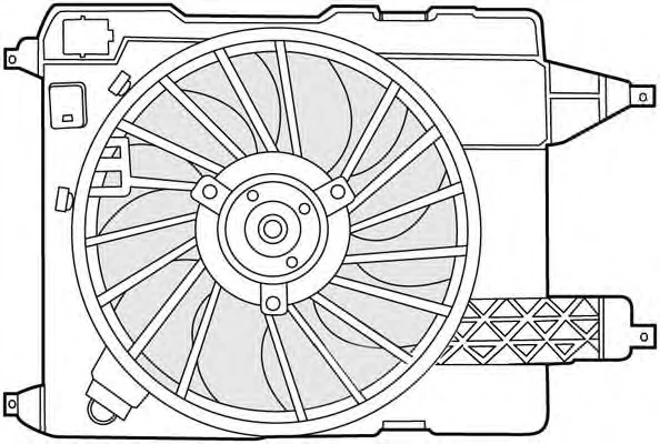 1209646 CTR Вентилятор охлаждения радиатора (фото 1)