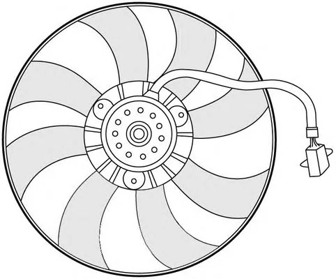 1209654 CTR Вентилятор охлаждения радиатора (фото 1)