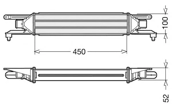1231028 CTR Интеркулер (радиатор интеркулера) (фото 1)