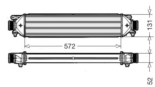 1231032 CTR Интеркулер (радиатор интеркулера) (фото 1)