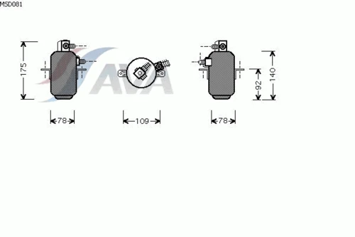 MSD081 AVA Осушитель, кондиционер (фото 3)