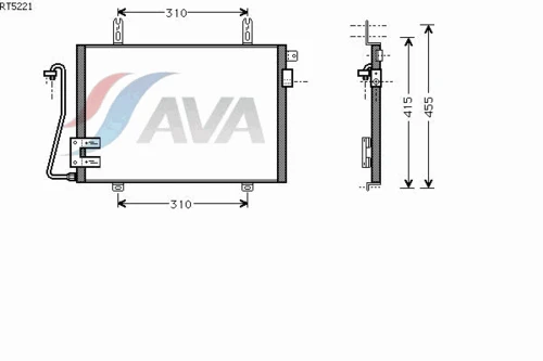 RT5221 AVA Конденсатор, кондиционер (фото 3)