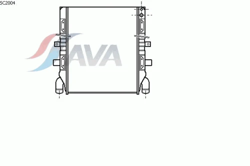 SC2004 AVA Радиатор, охлаждение двигателя (фото 3)