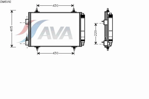 CNA5192D AVA Конденсатор, кондиционер (фото 3)