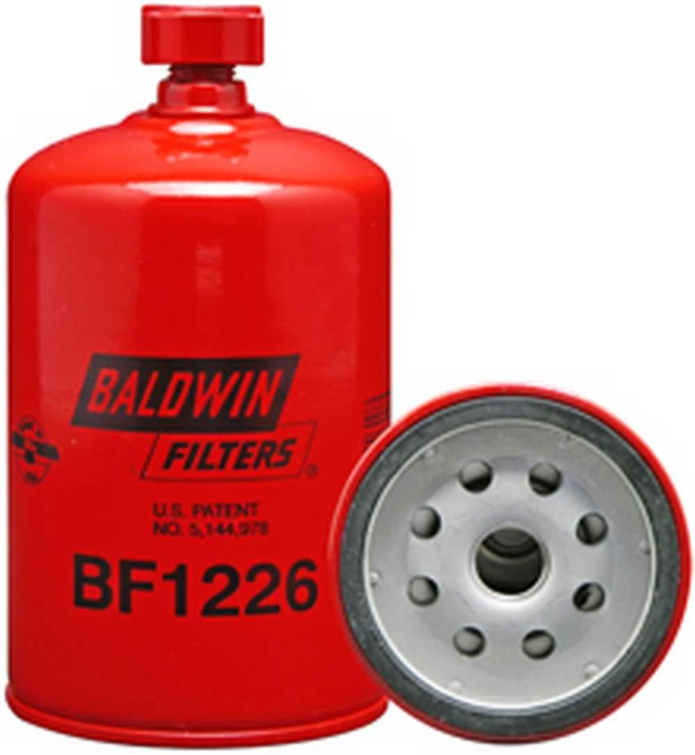 BF1226 BALDWIN Фильтр топл. сепаратор d77 h145 со сливом cummins (фото 2)