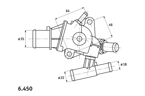 C.730.88 BEHR/HELLA/PAGID Термостат системы охлаждения c.730.88 (фото 1)