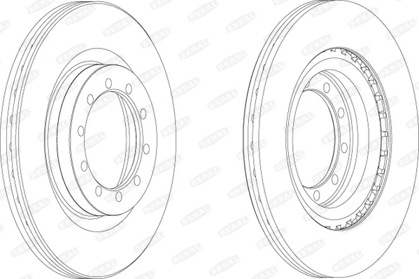 BCR183A BERAL Тормозной диск (фото 2)