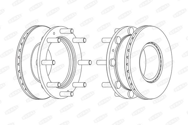 BCR307A BERAL Тормозной диск (фото 3)