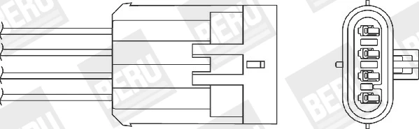 OZH148 BERU Лямбда-зонд (фото 2)