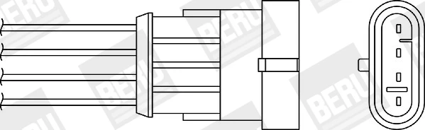OZH064 BERU Лямбда-зонд (фото 2)