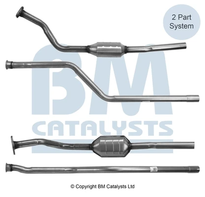 BM80208H BM Катализатор citroen xsara 1.9d 69ch (51kw) - dw8b 1997- (фото 1)