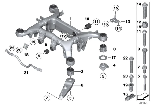 07 11 9 906 460 BMW Болт с шестигранной головкой с шайбой m12x1.5x110, iso 8676 3' g20, g21, g28, 5' f (фото 5)