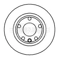 BBD5061 BORG & BECK Тормозной диск (фото 3)