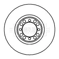 BBD4863 BORG & BECK Тормозной диск (фото 2)