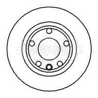 BBD4962 BORG & BECK Тормозной диск (фото 2)