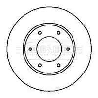 BBD4176 BORG & BECK Тормозной диск (фото 4)