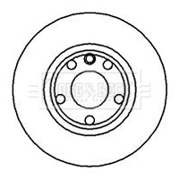 BBD4963 BORG & BECK Тормозной диск (фото 2)