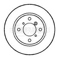 BBD4166 BORG & BECK Тормозной диск (фото 3)
