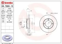 08.7860.10 BREMBO Тормозной диск (фото 3)