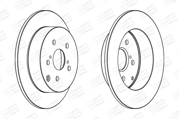 562415CH CHAMPION Тормозной диск (фото 3)
