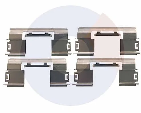 2524 CARRAB BRAKE PARTS Комплектующие (ремкомплект), колодки тормозные (фото 1)