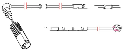 8204 CARRAB BRAKE PARTS Датчик износа тормозных колодок (фото 1)