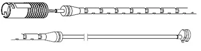 8205 CARRAB BRAKE PARTS Датчик износа тормозных колодок (фото 1)