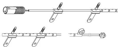 8216 CARRAB BRAKE PARTS Датчик износа тормозных колодок (фото 1)