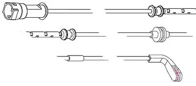 8223 CARRAB BRAKE PARTS Датчик износа тормозных колодок (фото 1)