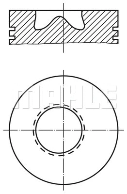002 99 10 KNECHT/MAHLE Поршень (фото 1)