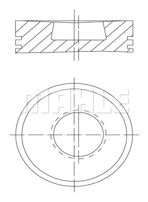 003 72 00 KNECHT/MAHLE Поршень (фото 1)